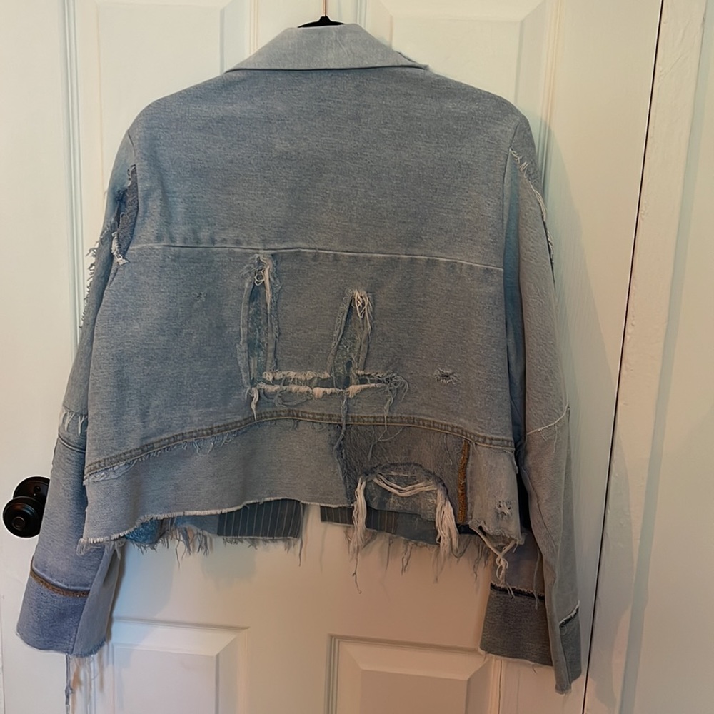 Remake Denim Patch Jacket - image 2